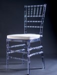wynajem krzeseł - chiviari transparente (przeźroczyste) 